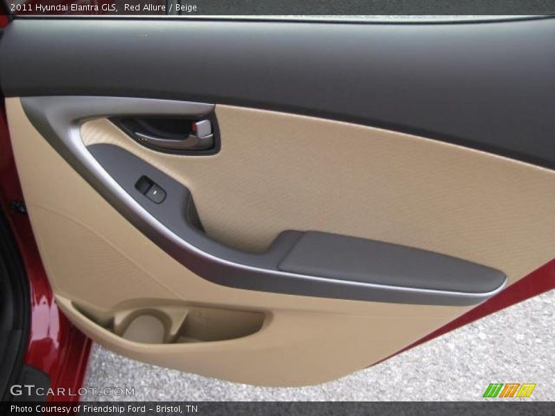 Red Allure / Beige 2011 Hyundai Elantra GLS