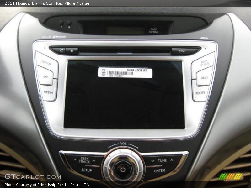 Red Allure / Beige 2011 Hyundai Elantra GLS
