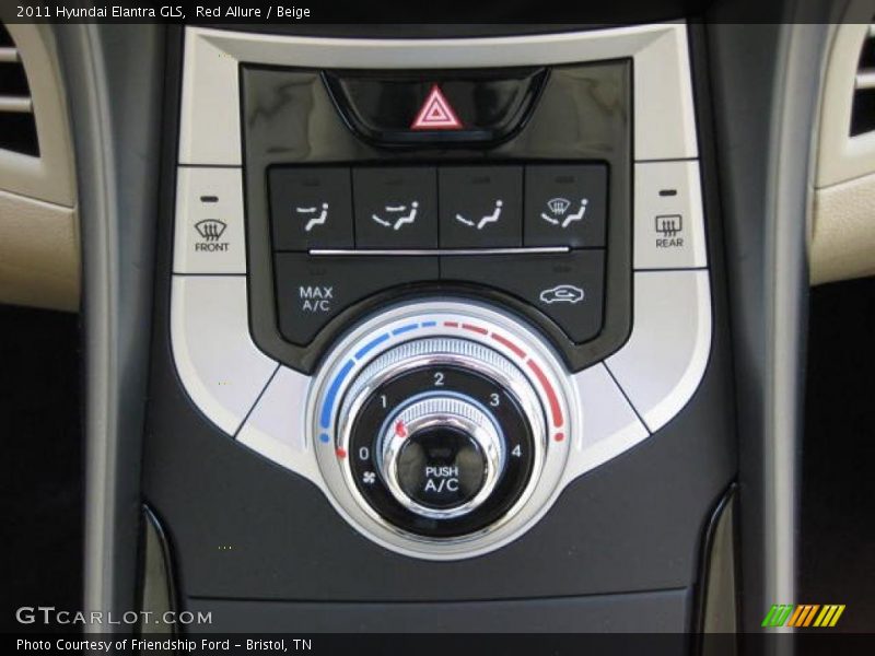 Red Allure / Beige 2011 Hyundai Elantra GLS