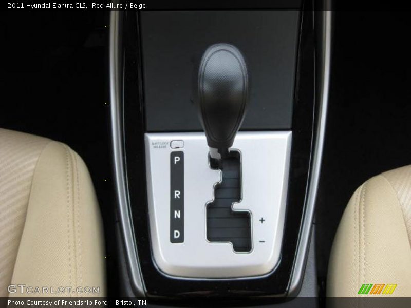 Red Allure / Beige 2011 Hyundai Elantra GLS