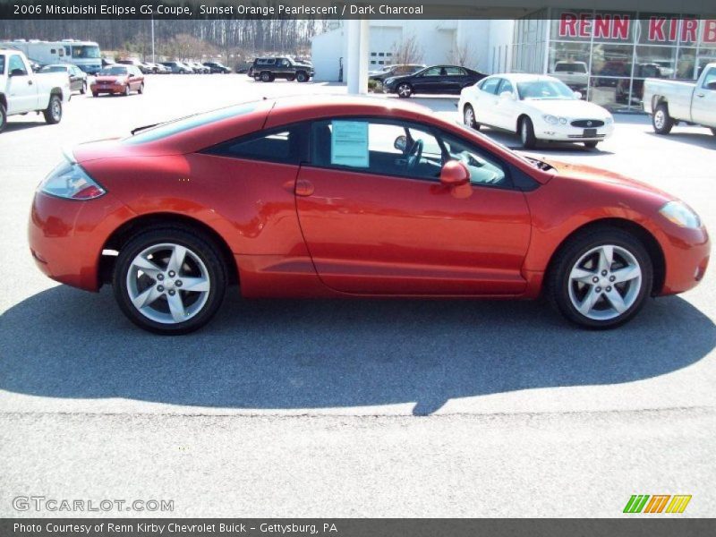 Sunset Orange Pearlescent / Dark Charcoal 2006 Mitsubishi Eclipse GS Coupe