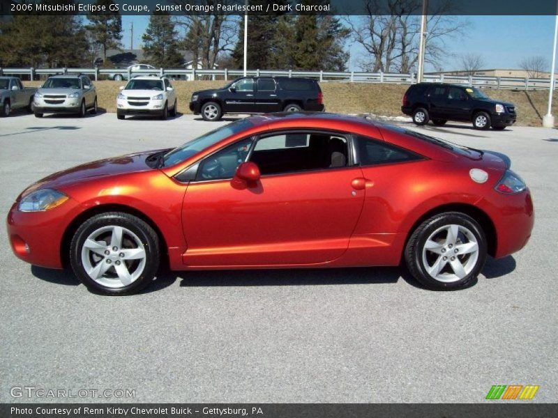 Sunset Orange Pearlescent / Dark Charcoal 2006 Mitsubishi Eclipse GS Coupe