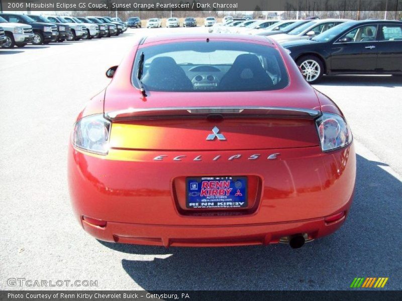 Sunset Orange Pearlescent / Dark Charcoal 2006 Mitsubishi Eclipse GS Coupe