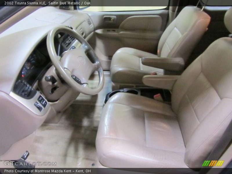 Sailfin Blue Metallic / Oak 2002 Toyota Sienna XLE