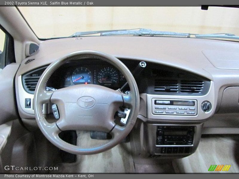 Sailfin Blue Metallic / Oak 2002 Toyota Sienna XLE