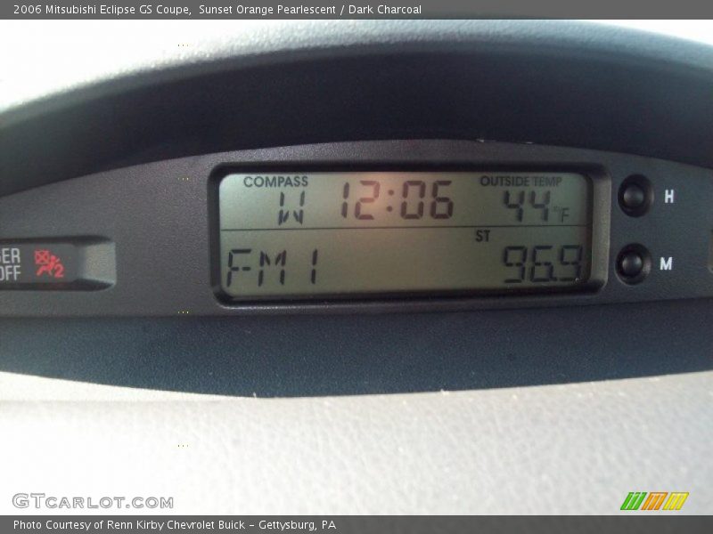 Sunset Orange Pearlescent / Dark Charcoal 2006 Mitsubishi Eclipse GS Coupe