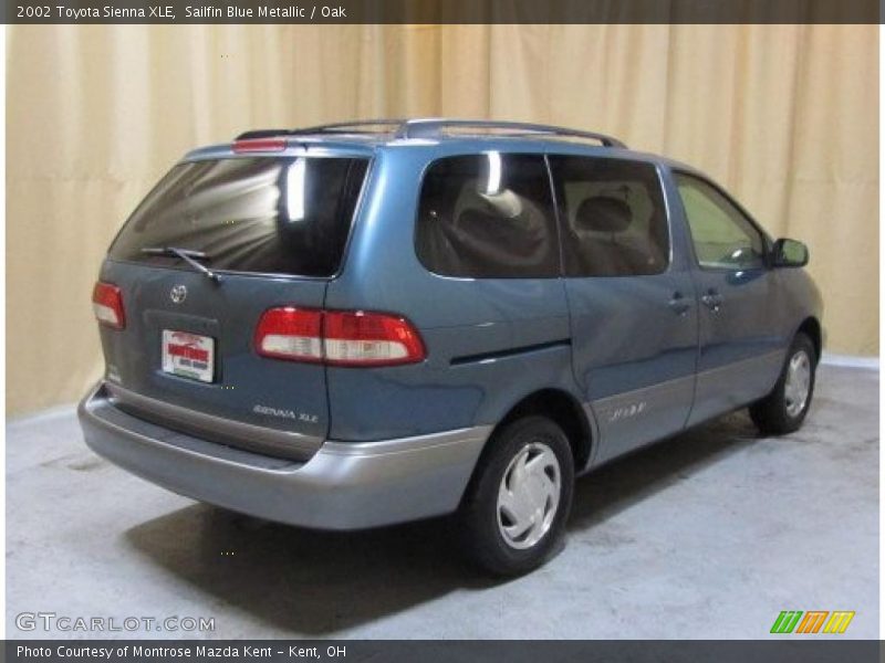 Sailfin Blue Metallic / Oak 2002 Toyota Sienna XLE