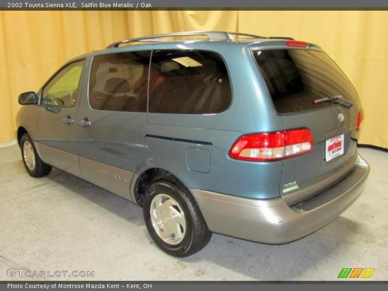Sailfin Blue Metallic / Oak 2002 Toyota Sienna XLE