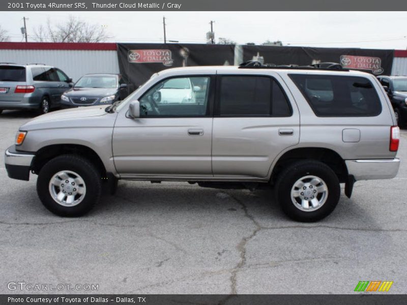 Thunder Cloud Metallic / Gray 2001 Toyota 4Runner SR5