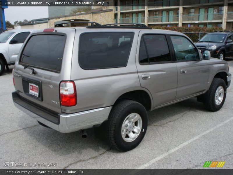 Thunder Cloud Metallic / Gray 2001 Toyota 4Runner SR5