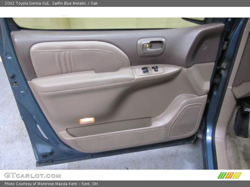 Sailfin Blue Metallic / Oak 2002 Toyota Sienna XLE