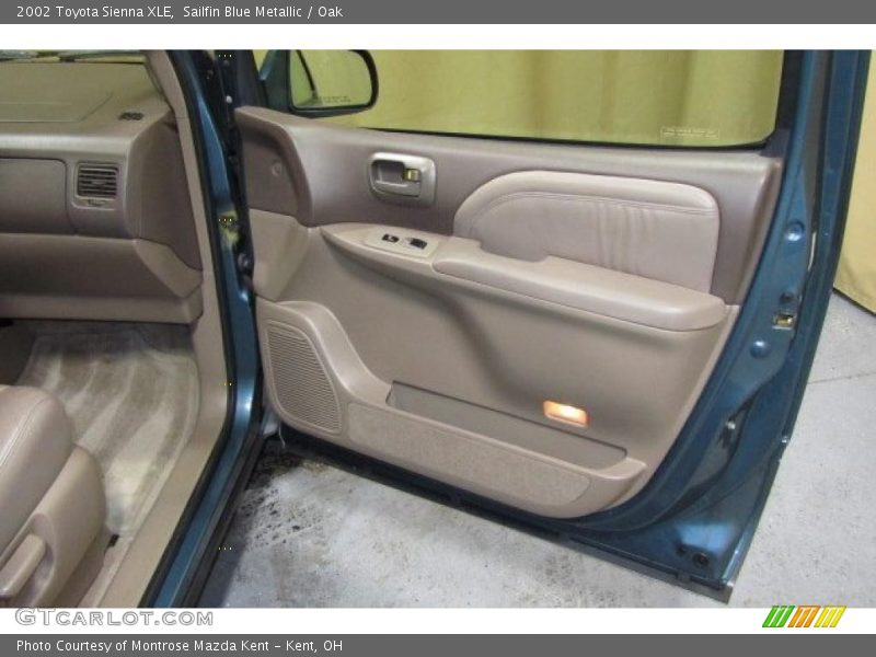 Sailfin Blue Metallic / Oak 2002 Toyota Sienna XLE