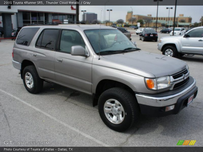 Thunder Cloud Metallic / Gray 2001 Toyota 4Runner SR5