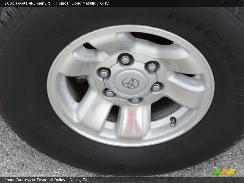 Thunder Cloud Metallic / Gray 2001 Toyota 4Runner SR5