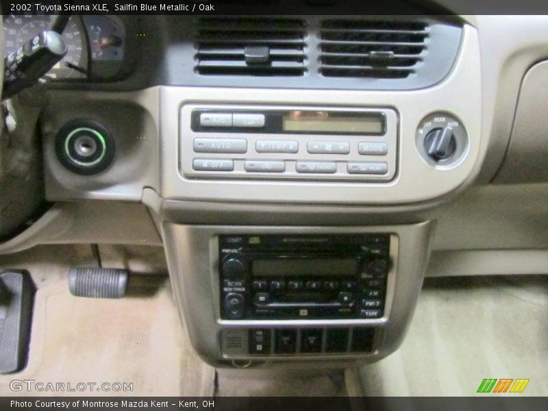 Sailfin Blue Metallic / Oak 2002 Toyota Sienna XLE