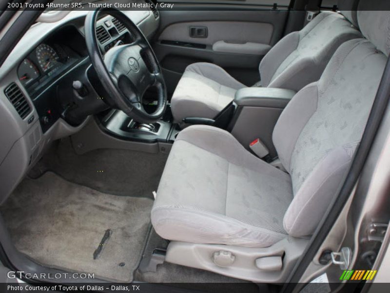 Thunder Cloud Metallic / Gray 2001 Toyota 4Runner SR5