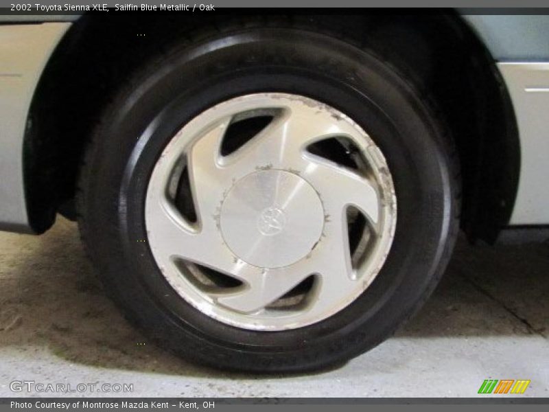 Sailfin Blue Metallic / Oak 2002 Toyota Sienna XLE