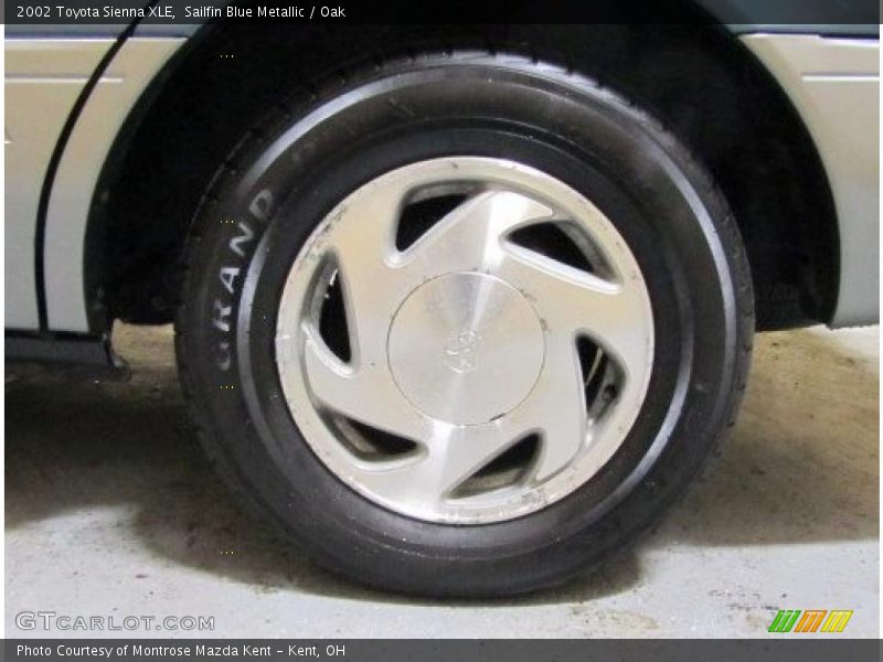 Sailfin Blue Metallic / Oak 2002 Toyota Sienna XLE