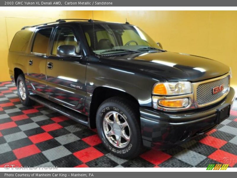 Carbon Metallic / Sandstone 2003 GMC Yukon XL Denali AWD