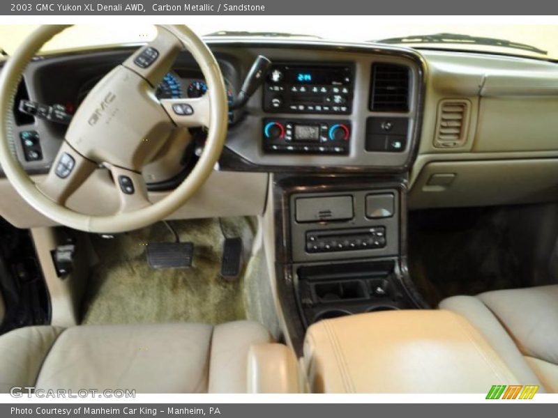 Carbon Metallic / Sandstone 2003 GMC Yukon XL Denali AWD