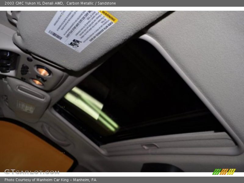 Carbon Metallic / Sandstone 2003 GMC Yukon XL Denali AWD