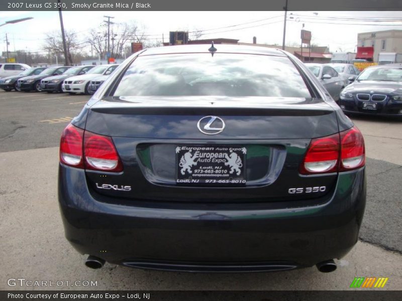 Smoky Granite Mica / Black 2007 Lexus GS 350