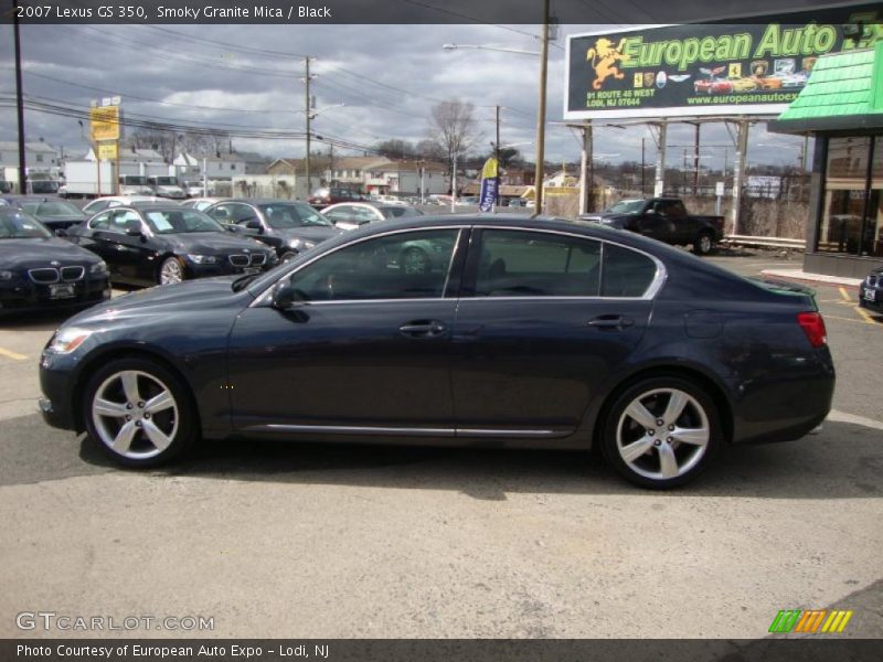 Smoky Granite Mica / Black 2007 Lexus GS 350