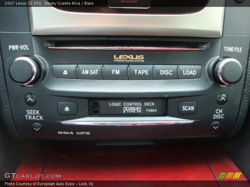 Smoky Granite Mica / Black 2007 Lexus GS 350