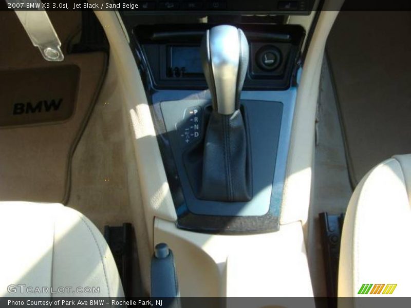 Jet Black / Sand Beige 2007 BMW X3 3.0si
