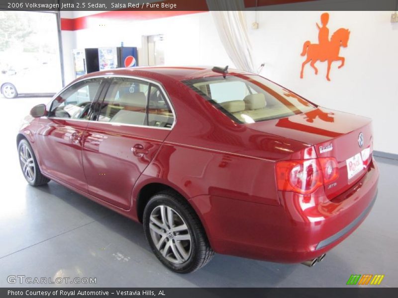 Salsa Red / Pure Beige 2006 Volkswagen Jetta 2.5 Sedan