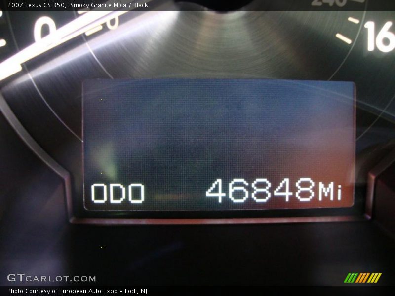 Smoky Granite Mica / Black 2007 Lexus GS 350
