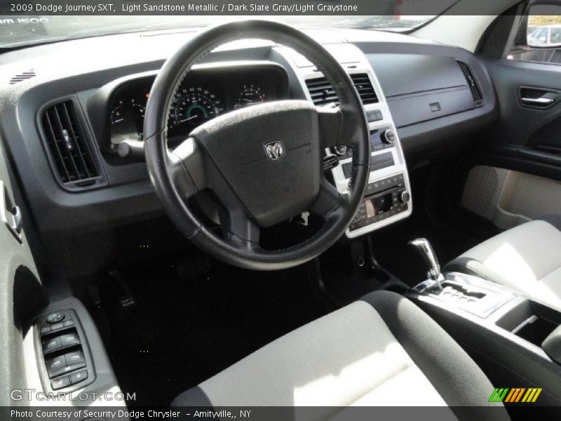 Light Sandstone Metallic / Dark Slate Gray/Light Graystone 2009 Dodge Journey SXT