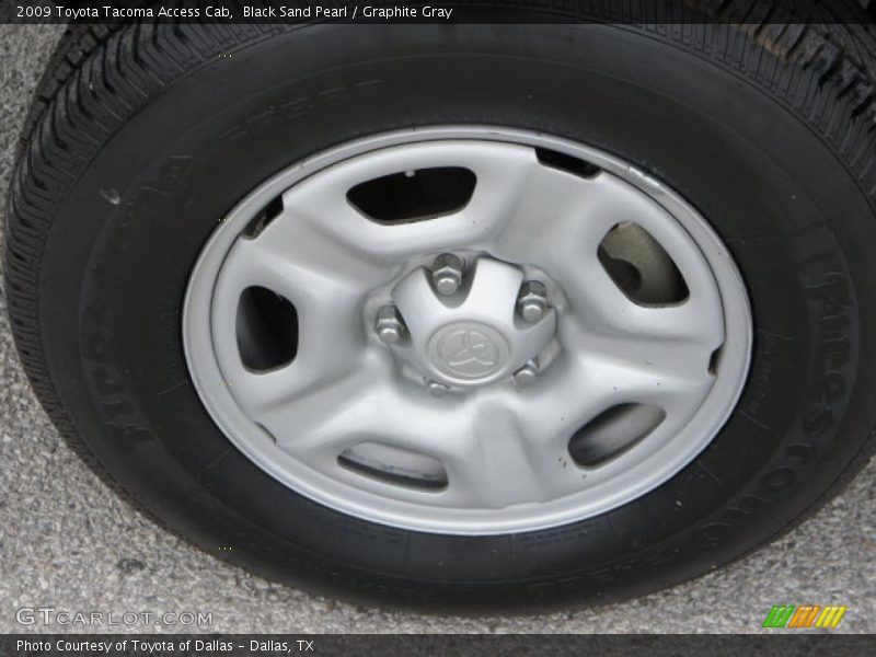 Black Sand Pearl / Graphite Gray 2009 Toyota Tacoma Access Cab