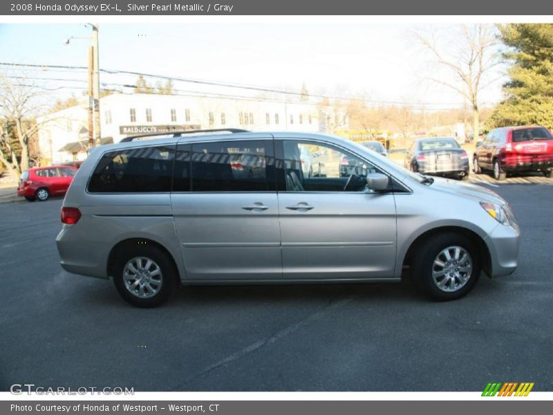 Silver Pearl Metallic / Gray 2008 Honda Odyssey EX-L