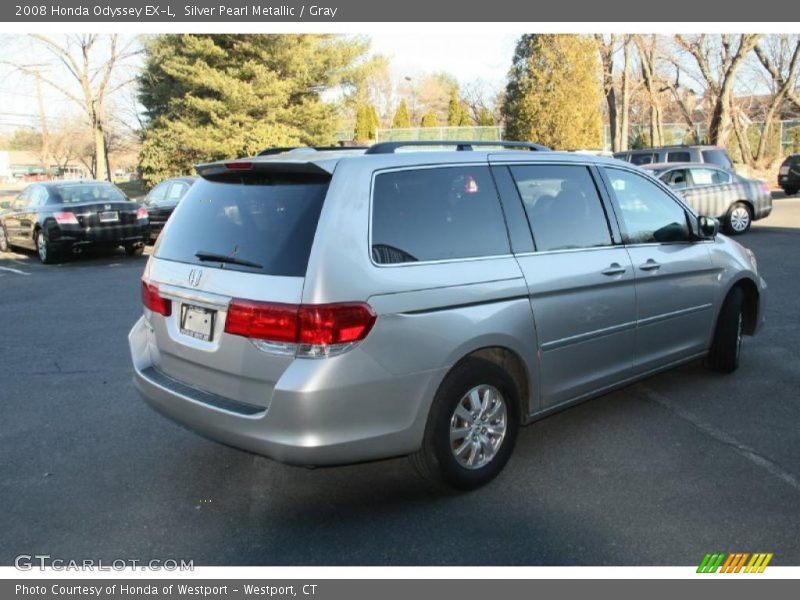 Silver Pearl Metallic / Gray 2008 Honda Odyssey EX-L