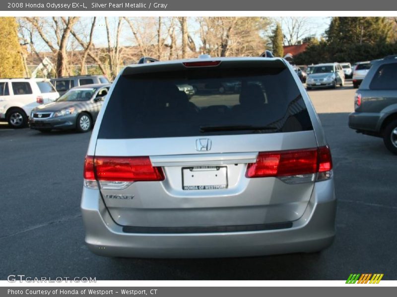 Silver Pearl Metallic / Gray 2008 Honda Odyssey EX-L