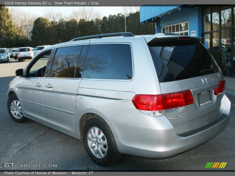 Silver Pearl Metallic / Gray 2008 Honda Odyssey EX-L