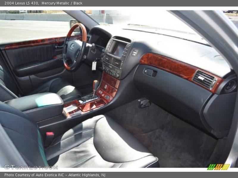 Mercury Metallic / Black 2004 Lexus LS 430