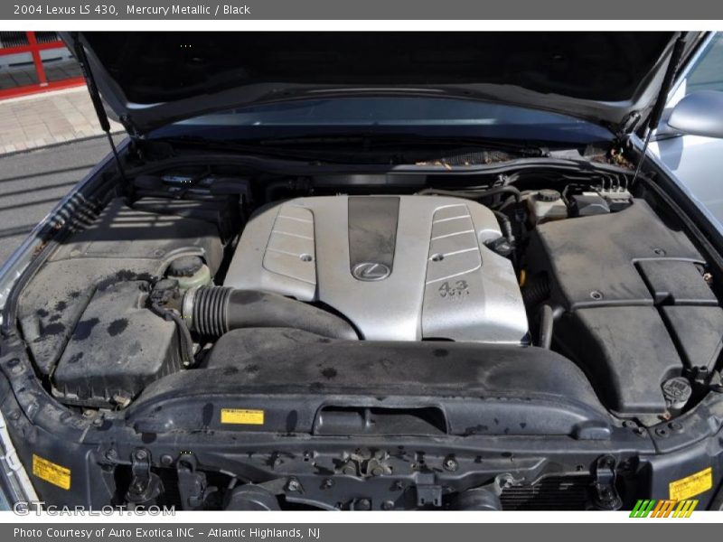 Mercury Metallic / Black 2004 Lexus LS 430