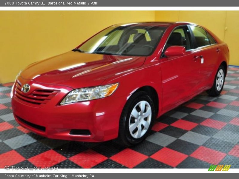Barcelona Red Metallic / Ash 2008 Toyota Camry LE