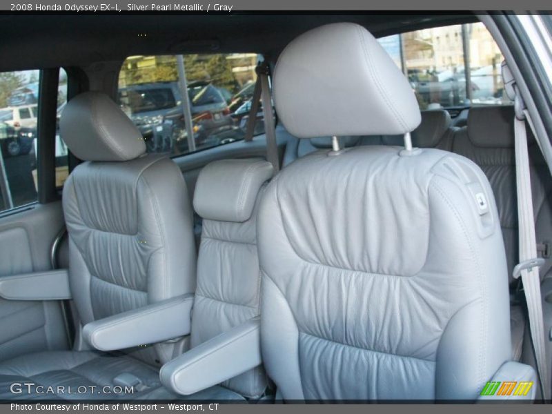 Silver Pearl Metallic / Gray 2008 Honda Odyssey EX-L
