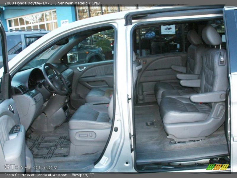 Silver Pearl Metallic / Gray 2008 Honda Odyssey EX-L