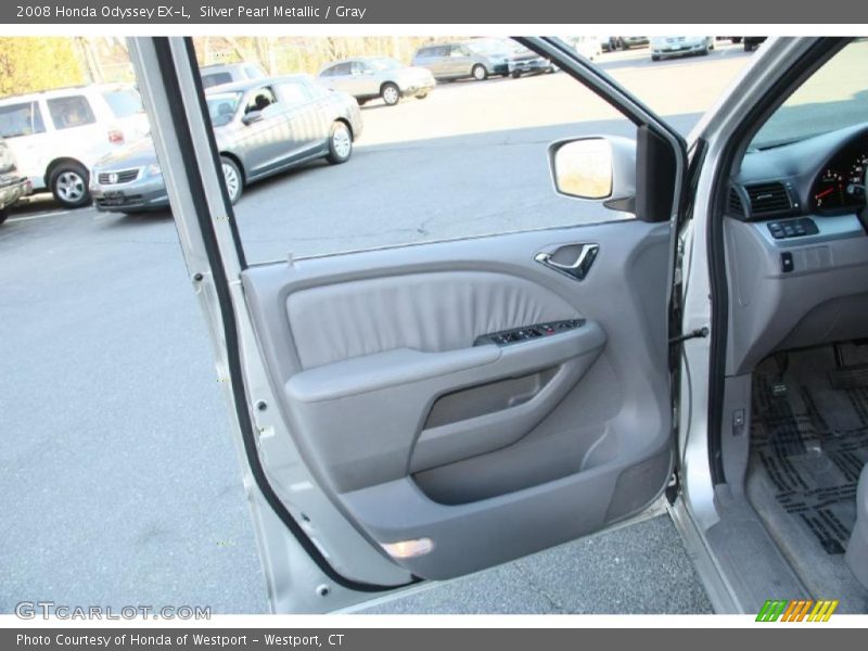 Silver Pearl Metallic / Gray 2008 Honda Odyssey EX-L