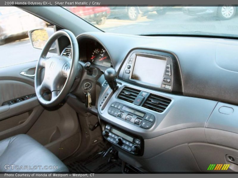 Silver Pearl Metallic / Gray 2008 Honda Odyssey EX-L