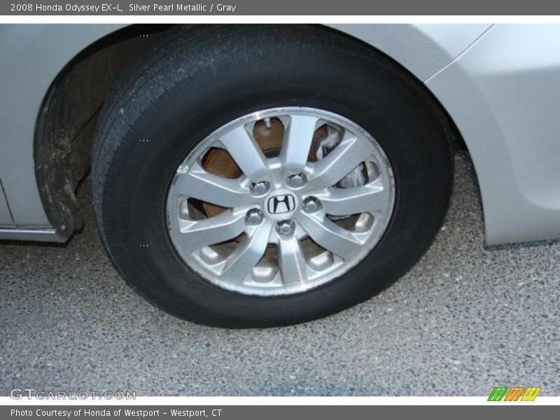 Silver Pearl Metallic / Gray 2008 Honda Odyssey EX-L