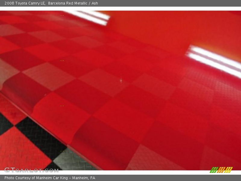Barcelona Red Metallic / Ash 2008 Toyota Camry LE