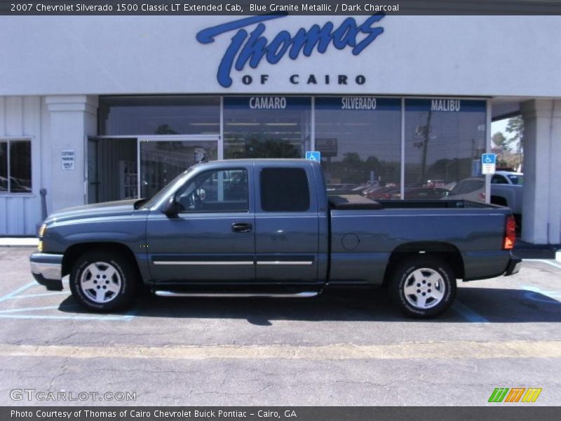 Blue Granite Metallic / Dark Charcoal 2007 Chevrolet Silverado 1500 Classic LT Extended Cab