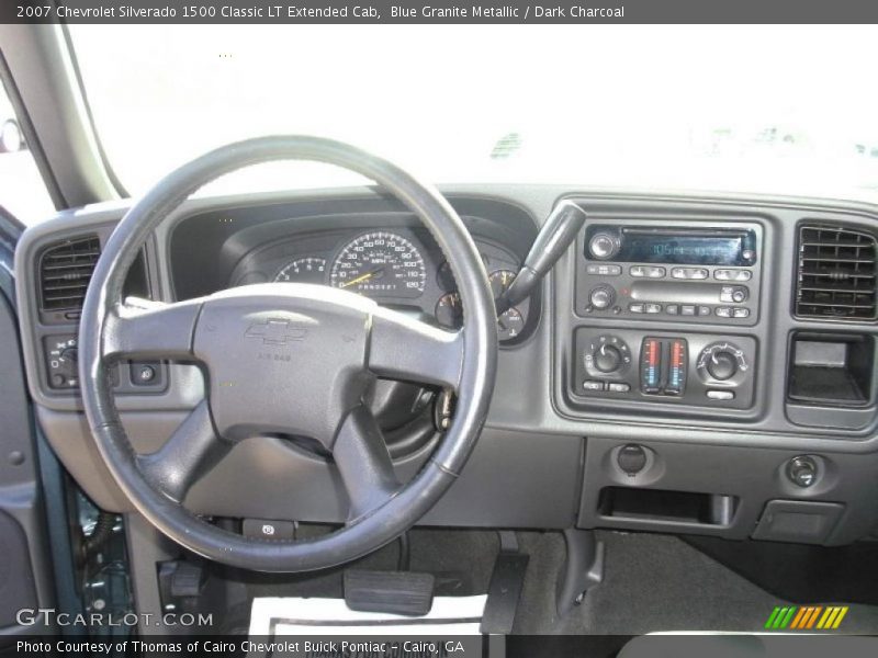 Blue Granite Metallic / Dark Charcoal 2007 Chevrolet Silverado 1500 Classic LT Extended Cab