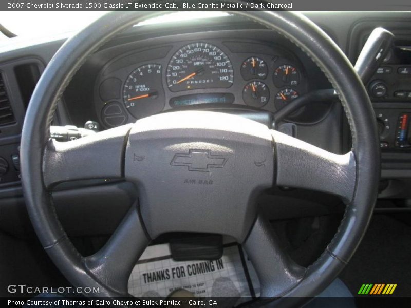 Blue Granite Metallic / Dark Charcoal 2007 Chevrolet Silverado 1500 Classic LT Extended Cab