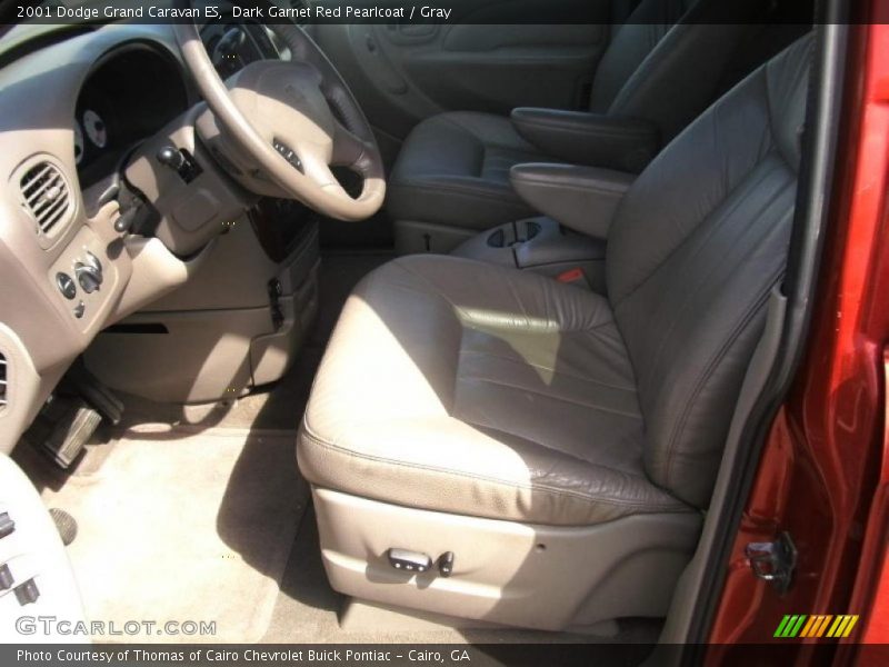 Dark Garnet Red Pearlcoat / Gray 2001 Dodge Grand Caravan ES